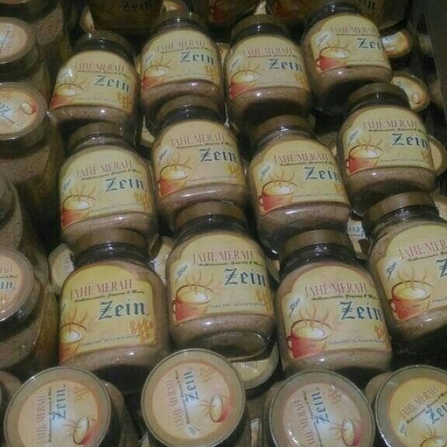 

jahe merah zein plus ginseng dan madu aslii