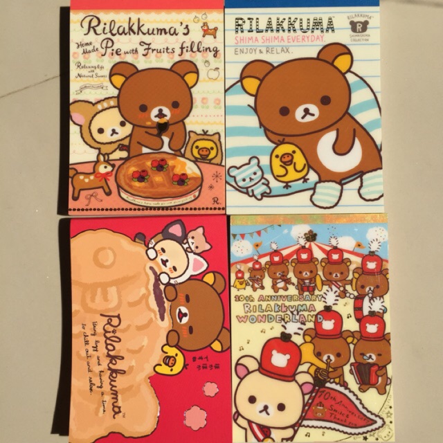 

rilakkuma memopad ori japan