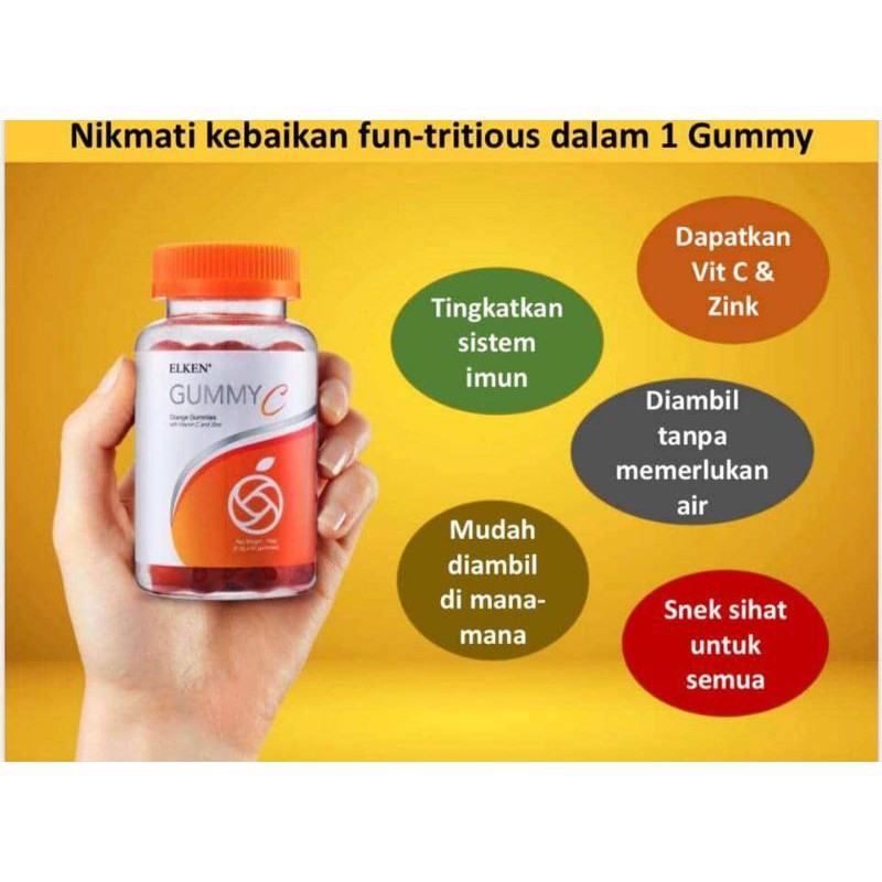 Elken Gummy C (Vitamin C 60 Gummies)