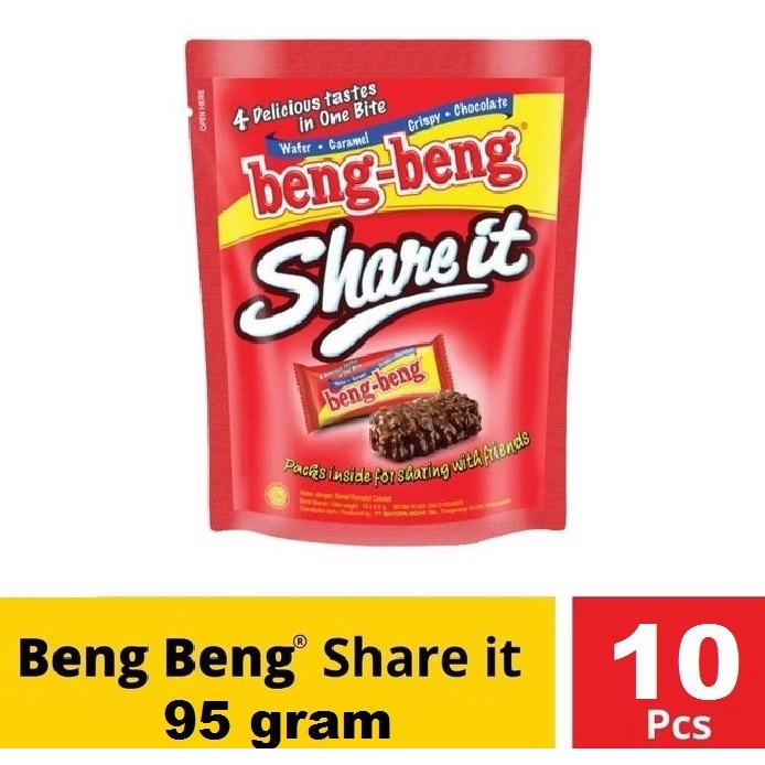 

Beng Beng Share It Pouch 95g 95 gram bengbeng coklat chocolate wafer