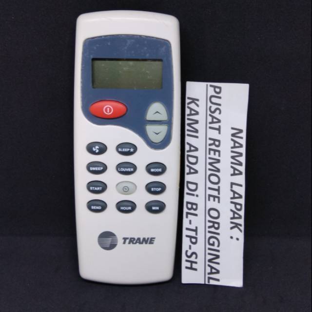 REMOTE REMOT AC TRANE 024-0601 ORIGINAL ASLI