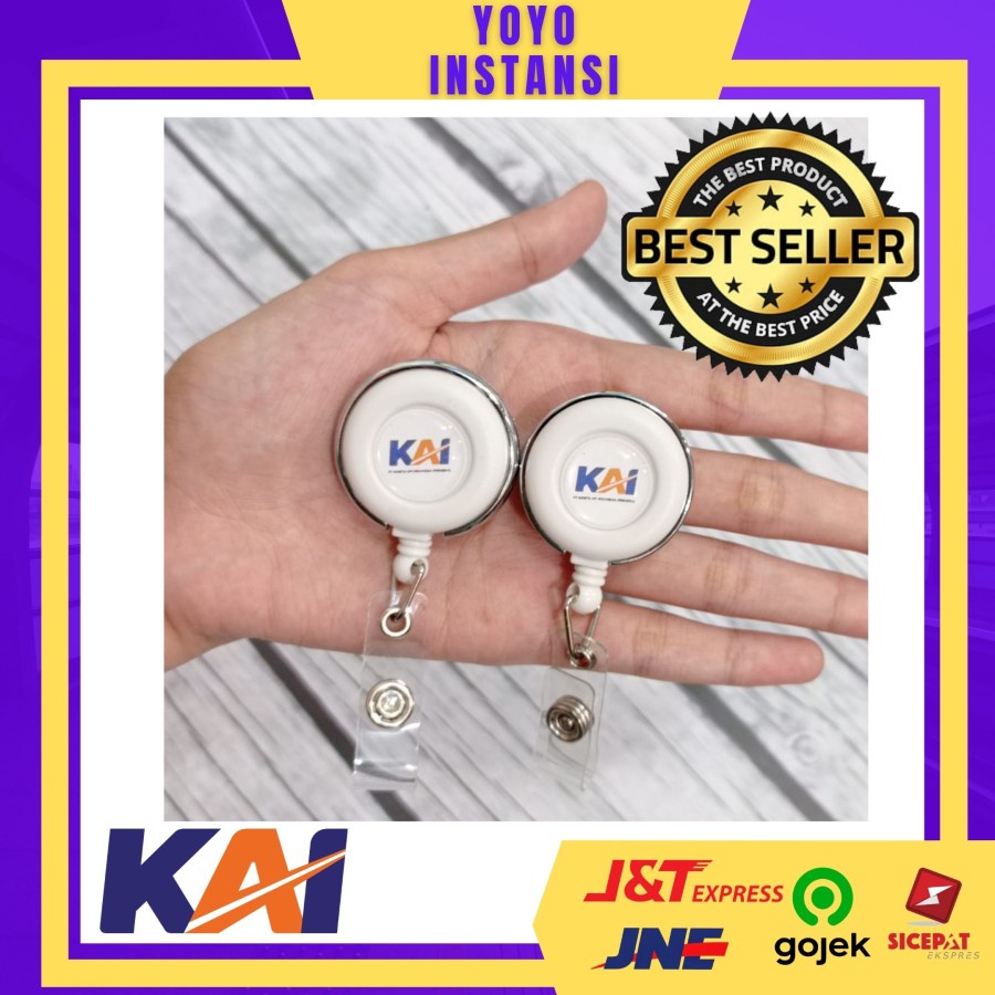 

Yoyo Instansi KAI Kereta api|Yoyo KAI Instansi|Yoyo Id Card KAI PUTIH