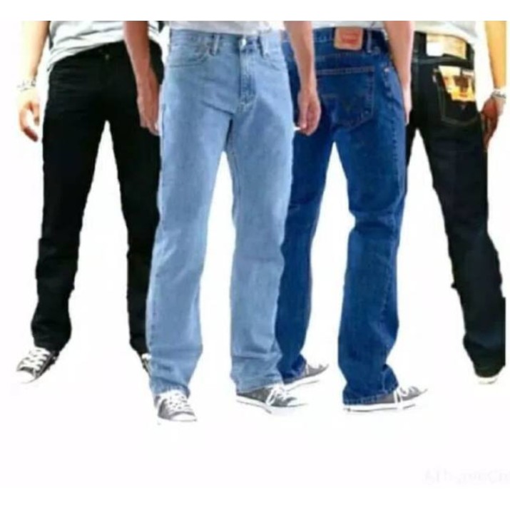 celana jeans standar panjang pria distro terbaru
