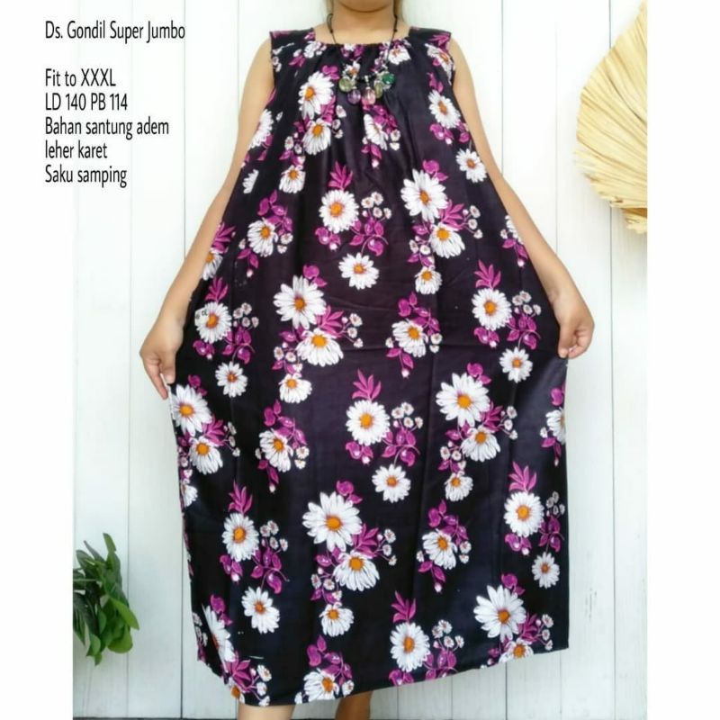 daster jumbo murah LD 140/daster viral/daster kekinian