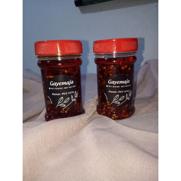 

MURAH! CHILI OIL | MINYAK CABAI gayemaja 125gram HALAL