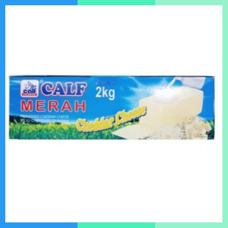 

Keju Cheddar Calf Merah Sekelas Prochiz Gold 2 Kg