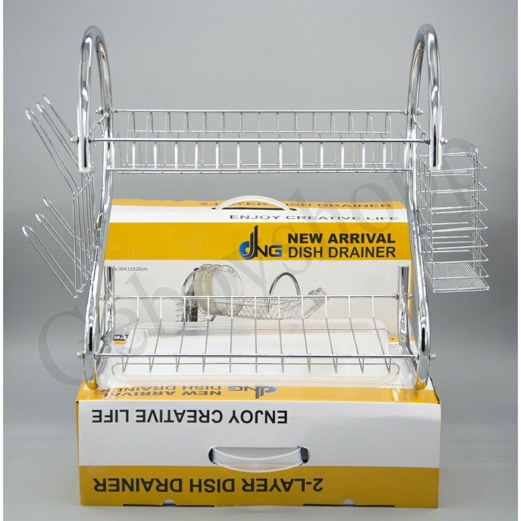 Rak Piring Stainless 2 susun