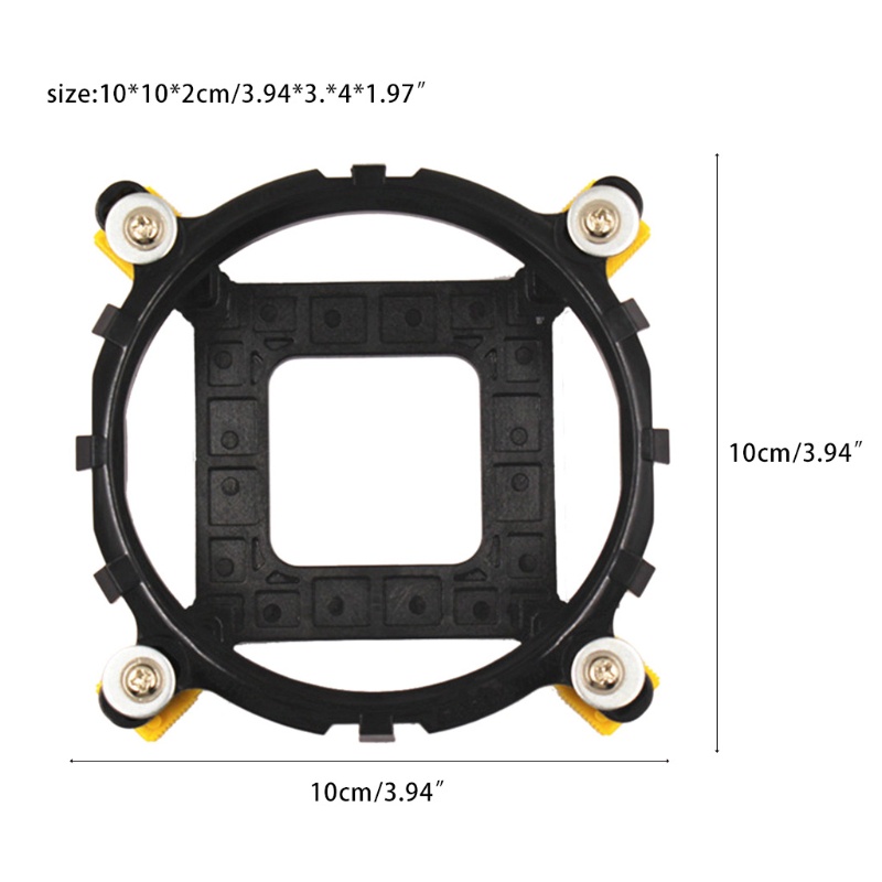 Bt Heatsink Fan Mounting Bracket Kit CPU Radiator Bracket Untuk LGA775 115X 1366 Braket Komputer Desktop Yang Dapat Disesuaikan