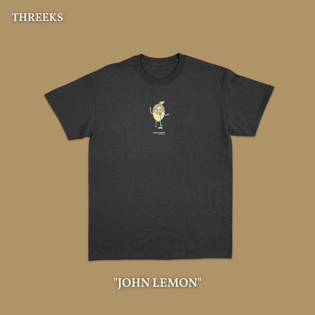 Threeks - Kaos John Lemon I Kaos Pria - Kaos Wanita