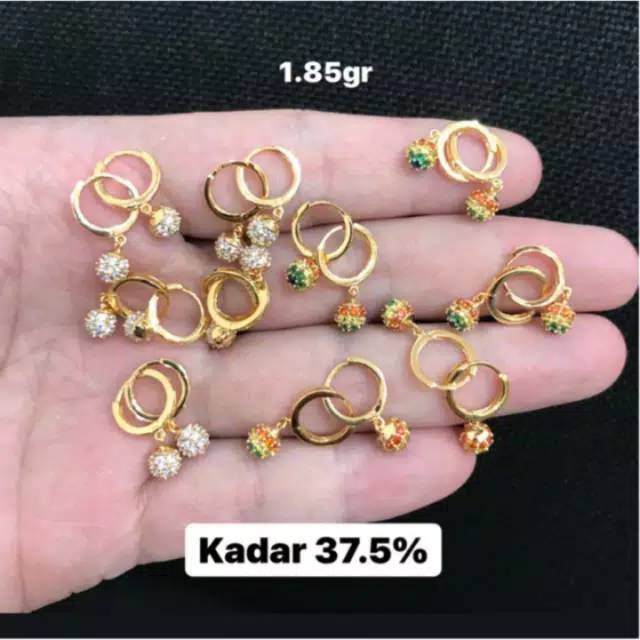 ANTING EMAS ASLI ANTING EMAS KADAR 375 TOKO EMAS_TOKO EMAS ASLI