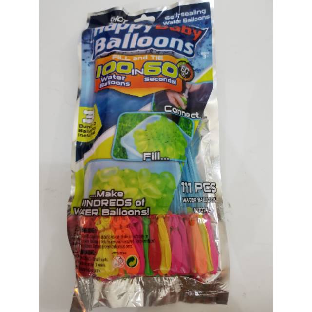 PERANG BALON AIR HAPPY BABY BALLONS /MAGIC BUNCH WATER / PERANG BOM