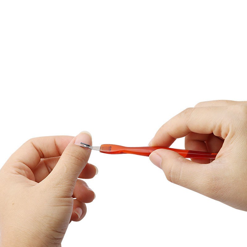 KOREAN CUTICLE TRIMMER MANICURE PUSHER / LIDAH ULAR UNTUK MANICURE
