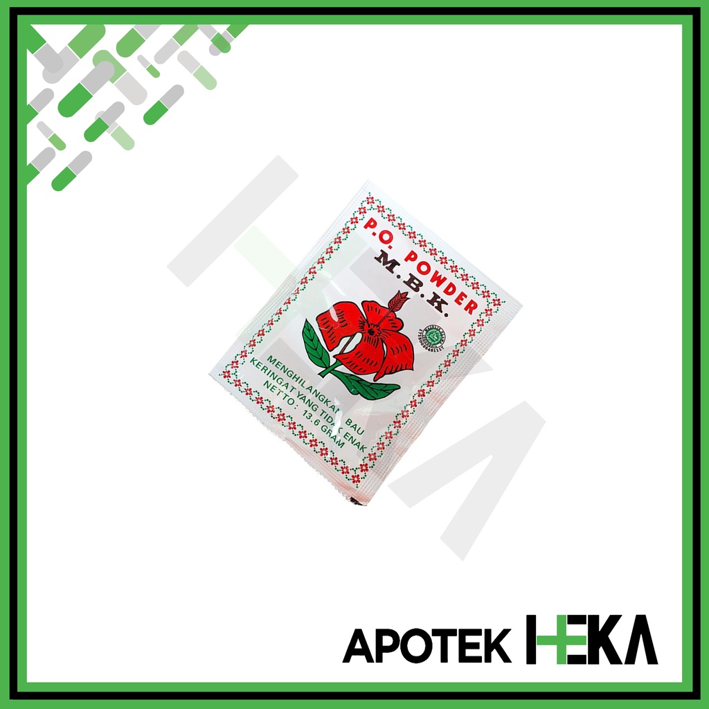 Powder MBK Bedak MBK Putih 1 Sachet - Bedak Bau Badan (SEMARANG)