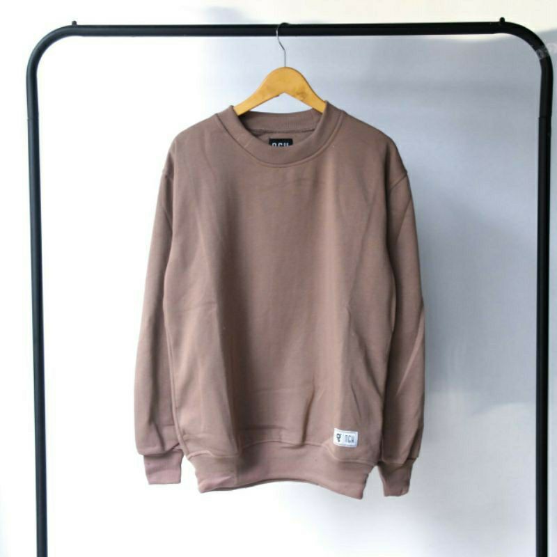 sweater polos crewnek pria wanita premium Shopee Indonesia sweater polos crewnek pria wanita premium Shopee Indonesia