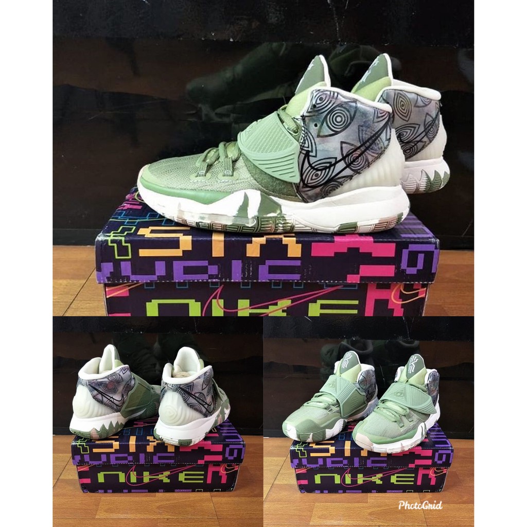 SEPATU BASKET NIKE KYRIE 6 PREHEAT SHANGHAI GREEN