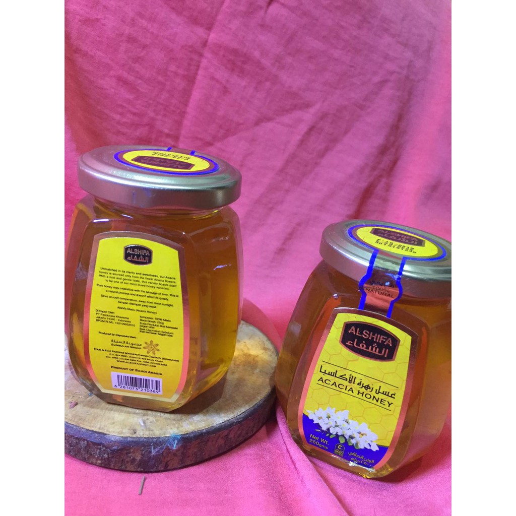 

Madu Asli 100 % I ALSHIFA 250 GR ACACIA
