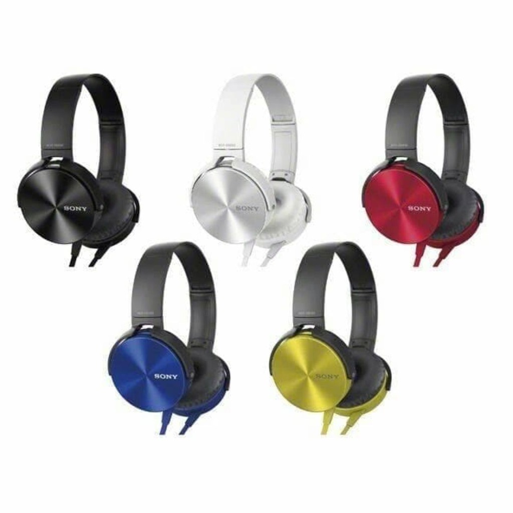 Headset / Headphone Extra Bass MDR With Mic Model Bando