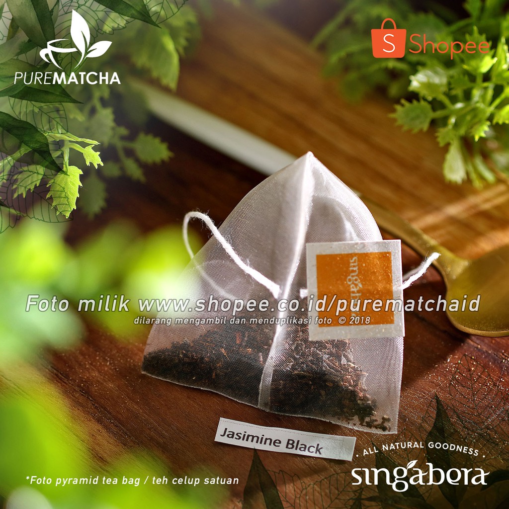 

Singabera Tea - Jasmine Black Tea 1tb SAMPLE Teh Hitam Melati Cafe Indonesian Tea