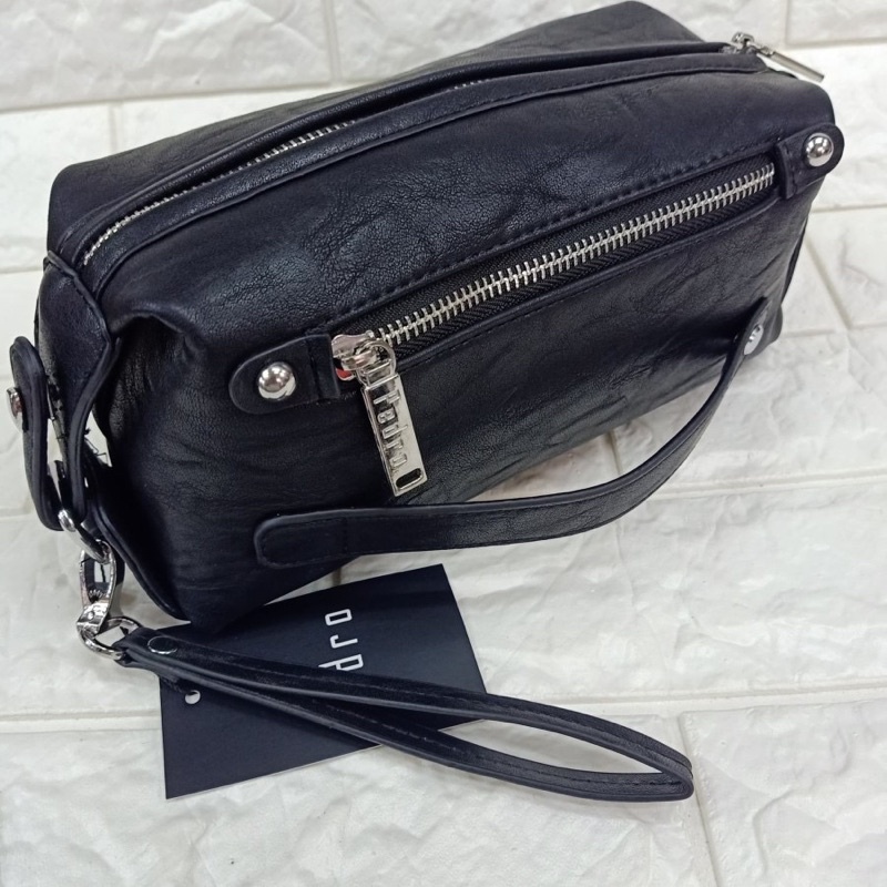 Handbag pedro Y002 / clutch pria dan wanita tali pendek Import murah