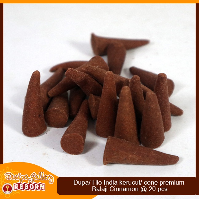 Dupa Buhur Kerucut Cone Tumpeng Balaji Premium Cinnamon @20 pcs