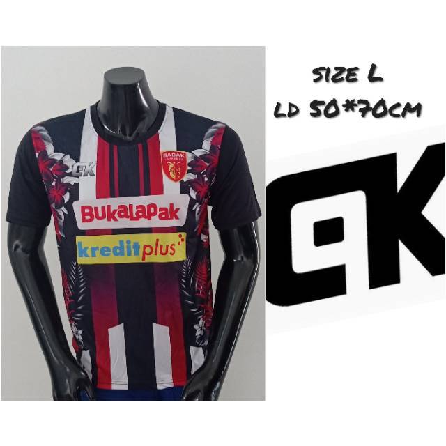 Atasan Baju Bola. Pakaian Olahraga.Jersey Printing Badak lampung Dewasa