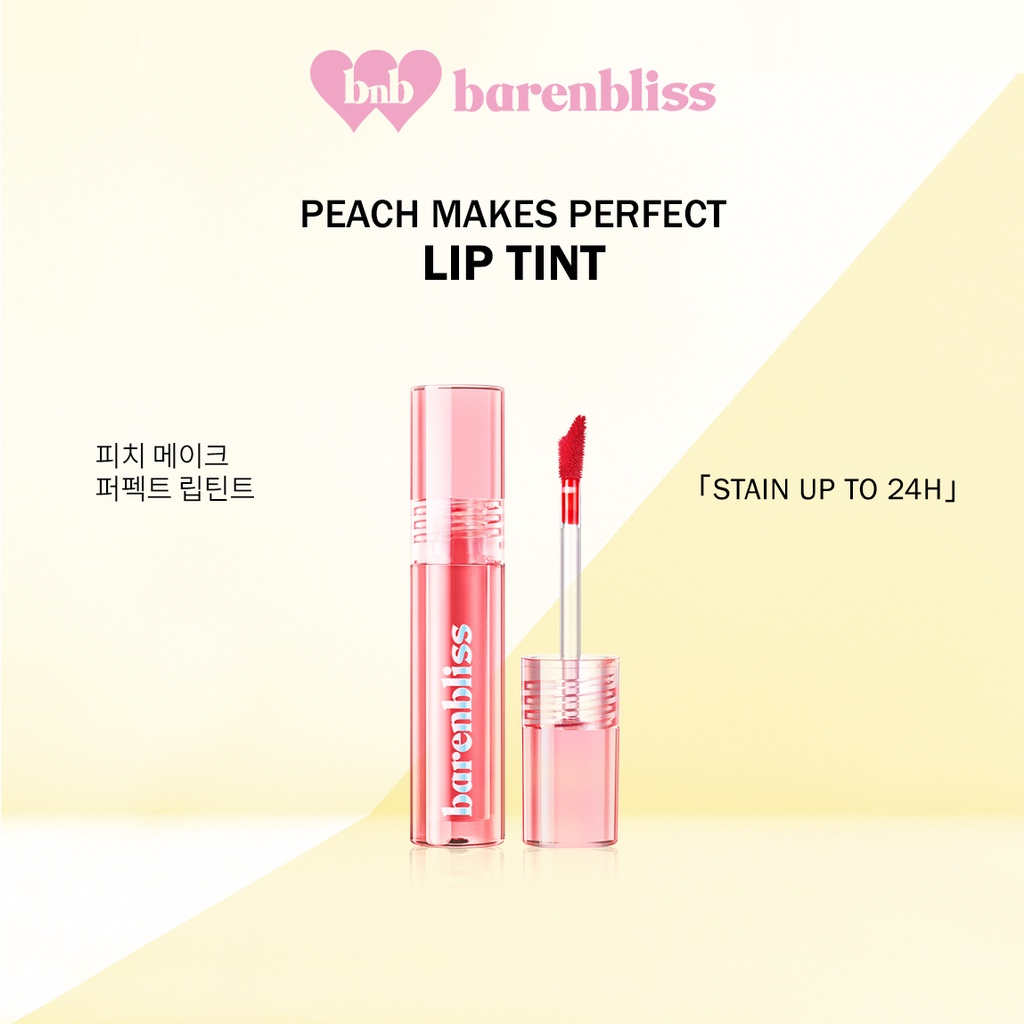 BNB barenbliss Peach Makes Perfect Lip Tint Korea Lip Gloss「24H Moisturizing