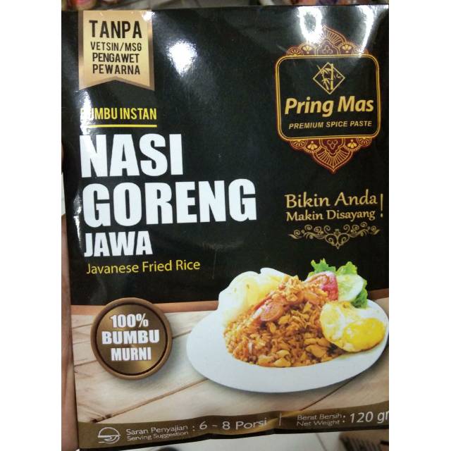 

Pring Mas Nasi Goreng Jawa 120gr