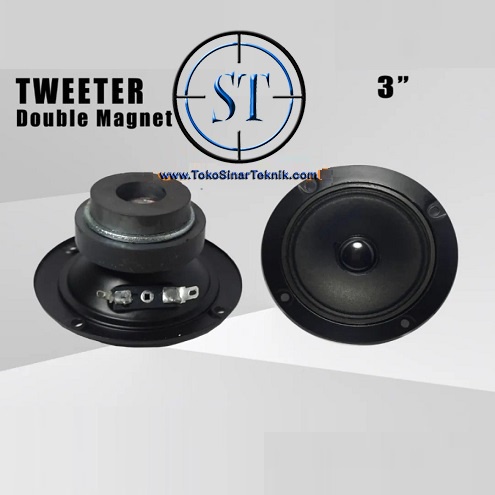 Tweeter 3 Inch 8 Ohm Double Magnet Untuk Speaker Model BMB Max 50W 8R Tweter Twiter 3inch Audio Treble Loudspeaker Home Theater