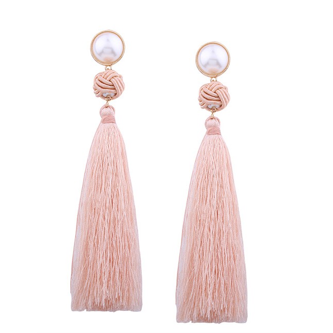 LRC Anting Tusuk Fashion Pearl Decorated E23583