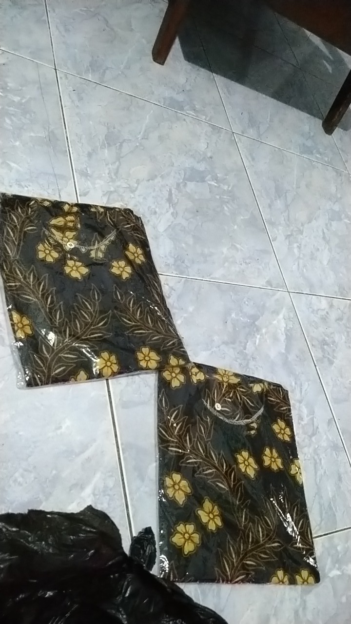 Manuk Tarung Kuning Abadi Batik Couple Batik Keluarga Hem Kemeja Gamis Tunik Blouse Atasan Anak 003