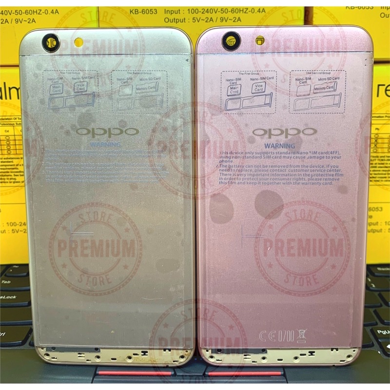 Backdoor Housing Oppo F1s Fullset Tombol backdor oppo f1s Original