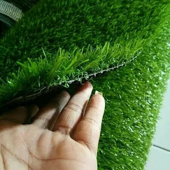 Karpet rumput sintetis 9m - rumput palsu - rumput dekorasi taman sintetis