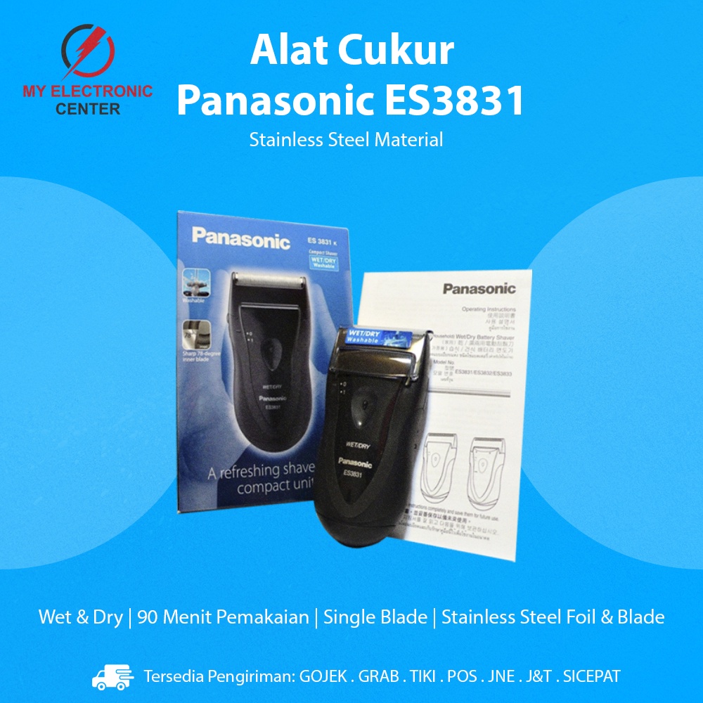 Mesin Cukur Kumis Jenggot Panasonic ES-3831K - Electric Travel Shaver