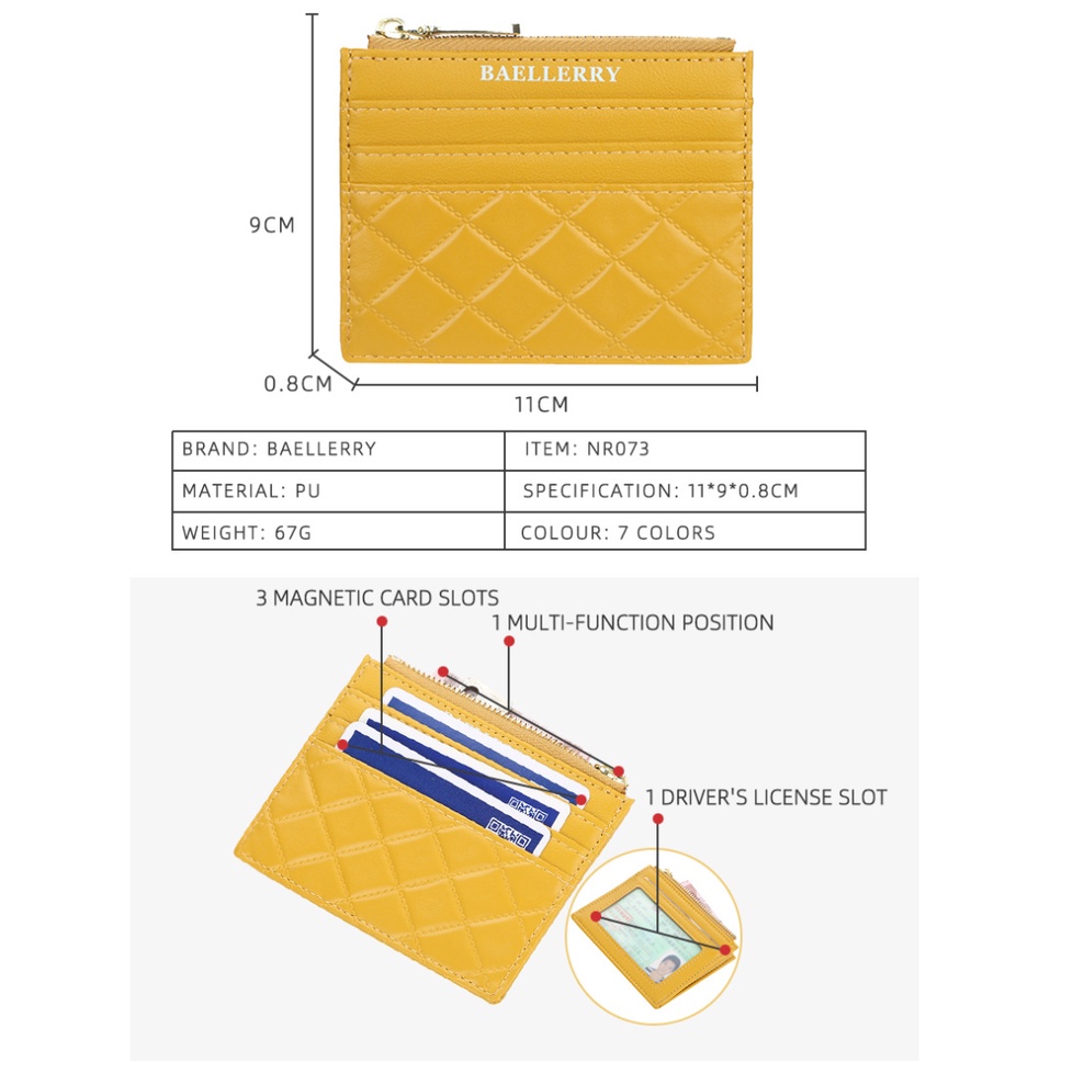 NR073 Dompet Pendek Kartu Wanita New