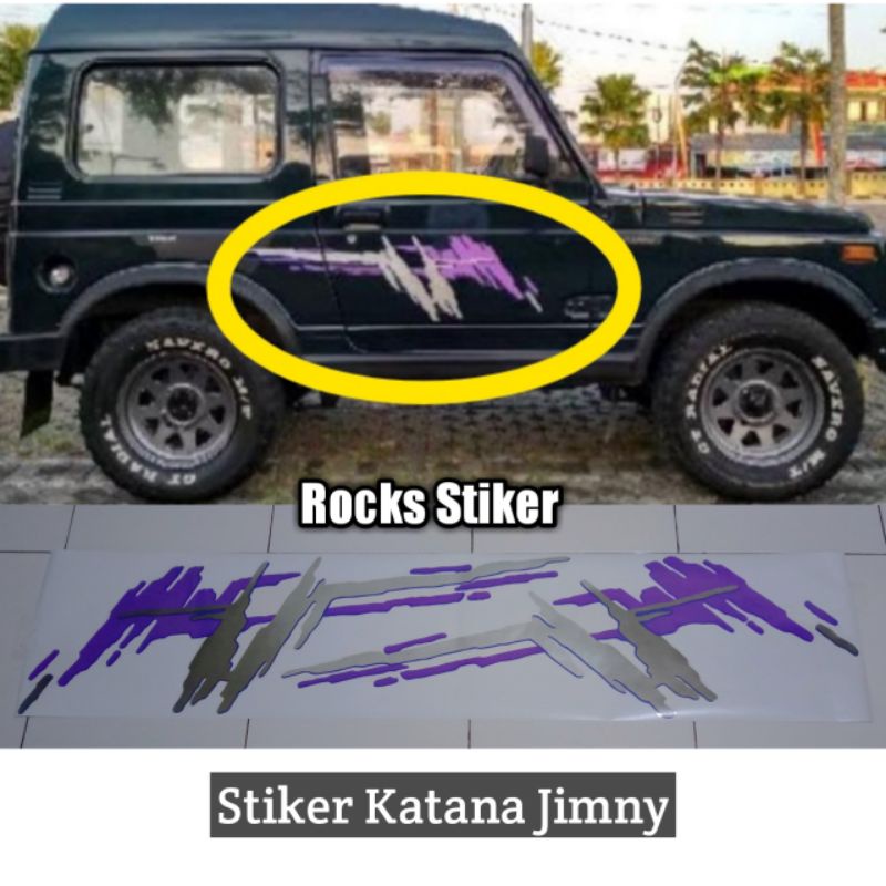 Stiker Jimny Katana / Stiker Katana Jimny / Stiker Katana Pistol / Stiker Katana / sticker mobil kat