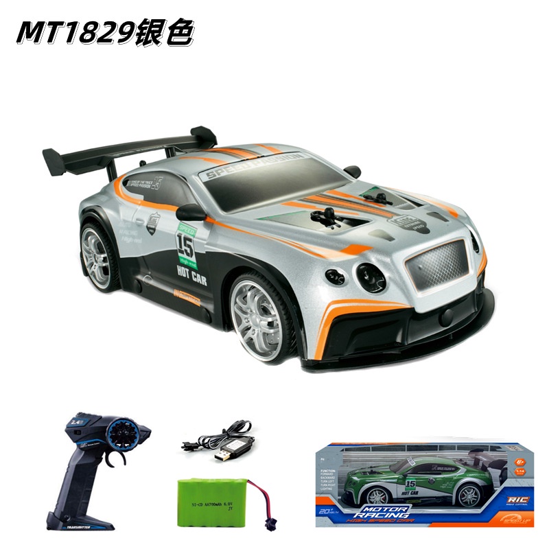 RC Drift Mobil Balap LED 2.4GHz Remote Control Drifting Racing