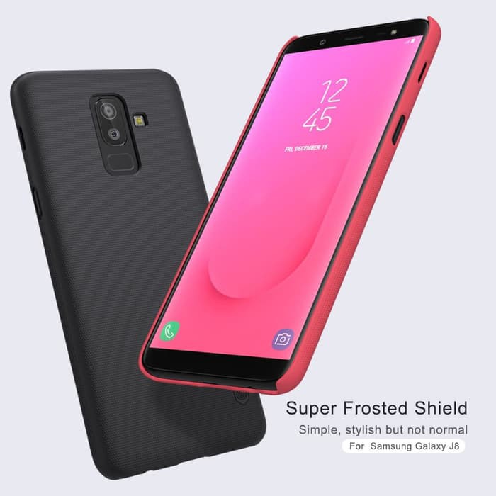 Hard Case SAMSUNG Galaxy J8 Nillkin Frosted Shield Casing Original