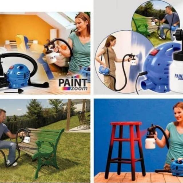Jual paint zoom paint gun spray alat semprot cat elektrik dekorasi