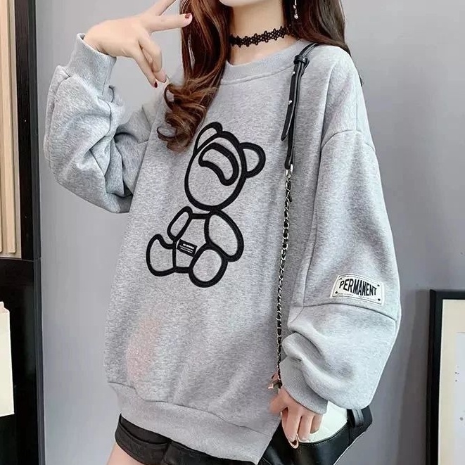 Pro - Cute Baby Oversize Sweater - Sweater Hoodie Oversize Wanita