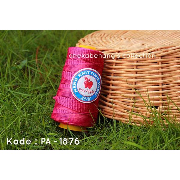 Benang Rajut Poly Apel / Apple Yarn - 1876 (Pink Fuchsia)