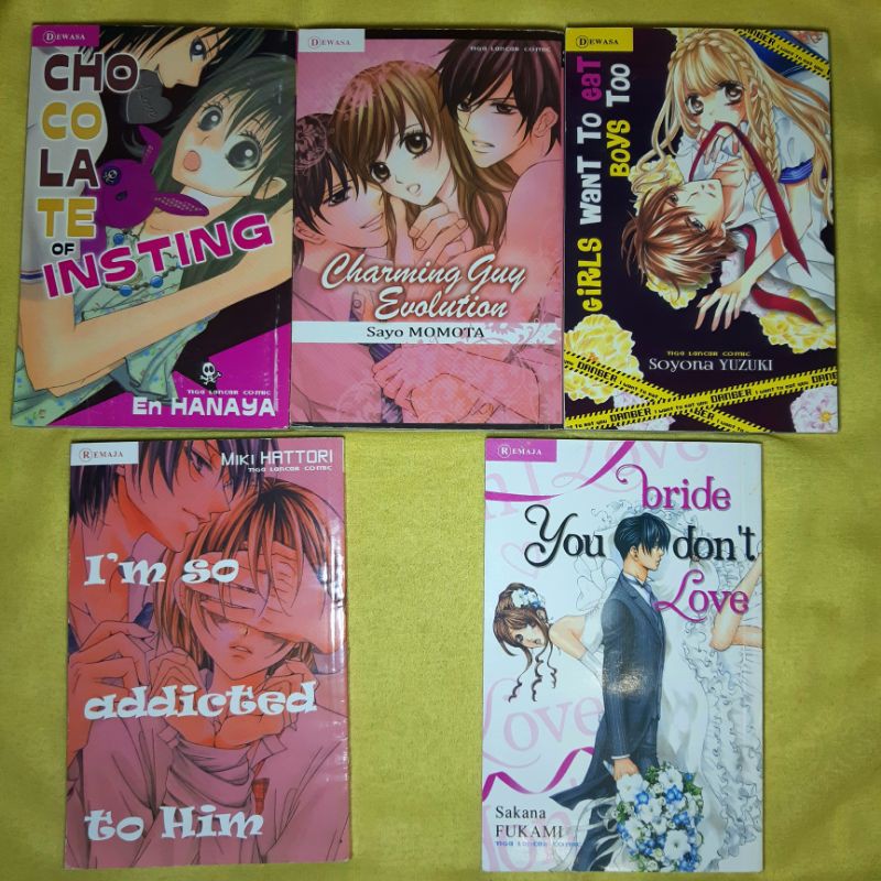 Komik 'One Shot' Seri Dewasa (D)/Remaja (R) - (3L, M&C, LEVEL, ELEC) ORIGINAL Bekas Murah