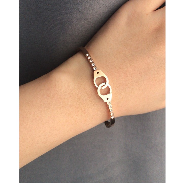 SALE Gelang Bracelet Wanita Aksesoris Titanium Korea Trend Masa Kini Cocok Hadiah GK115