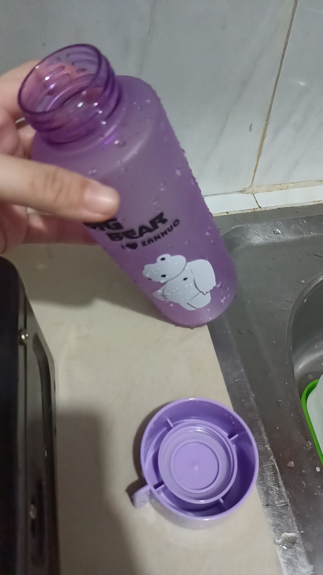 Theona.tata Botol Minum Karakter Big Bear 500ml