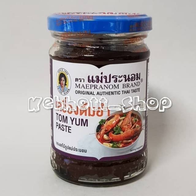 

Maepranom Brand Tom yum Paste Sauce 228gr | Mae Pranom Saus Tomyum