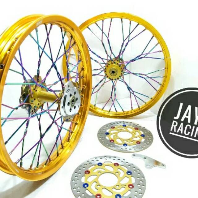 velg model TK ring 17 Lebar 160 140 jupiter mx new jupiter mx king sepaket plus cakram dan stel velg