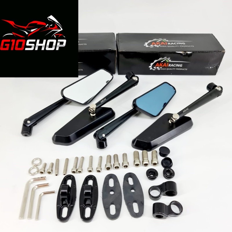 Spion Circuit CNC Kaca Biru dan Kaca Putih Motor Universal Nmax Aerox Connected Nmax New Aerox 155 L