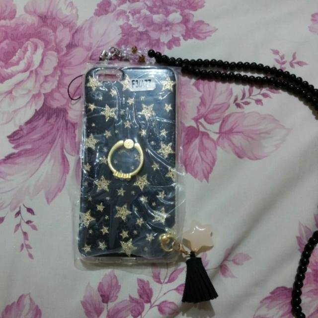CASE OPPO F3 STAR + RING + KALUNG