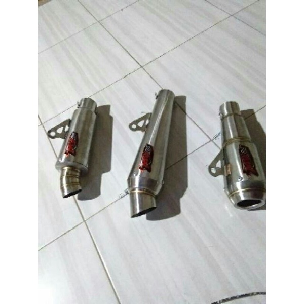 silincer knalpot custom Stainless silencer knalpot only inlet 50