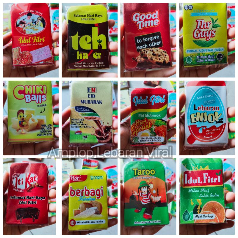 

Amplop Lebaran/ Amplop Snack 1 Paks isi 10