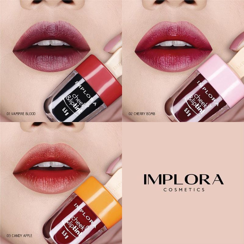 IMPLORA JELLY TINT CHEEK LIPTINT IMPLORA GLOSSY